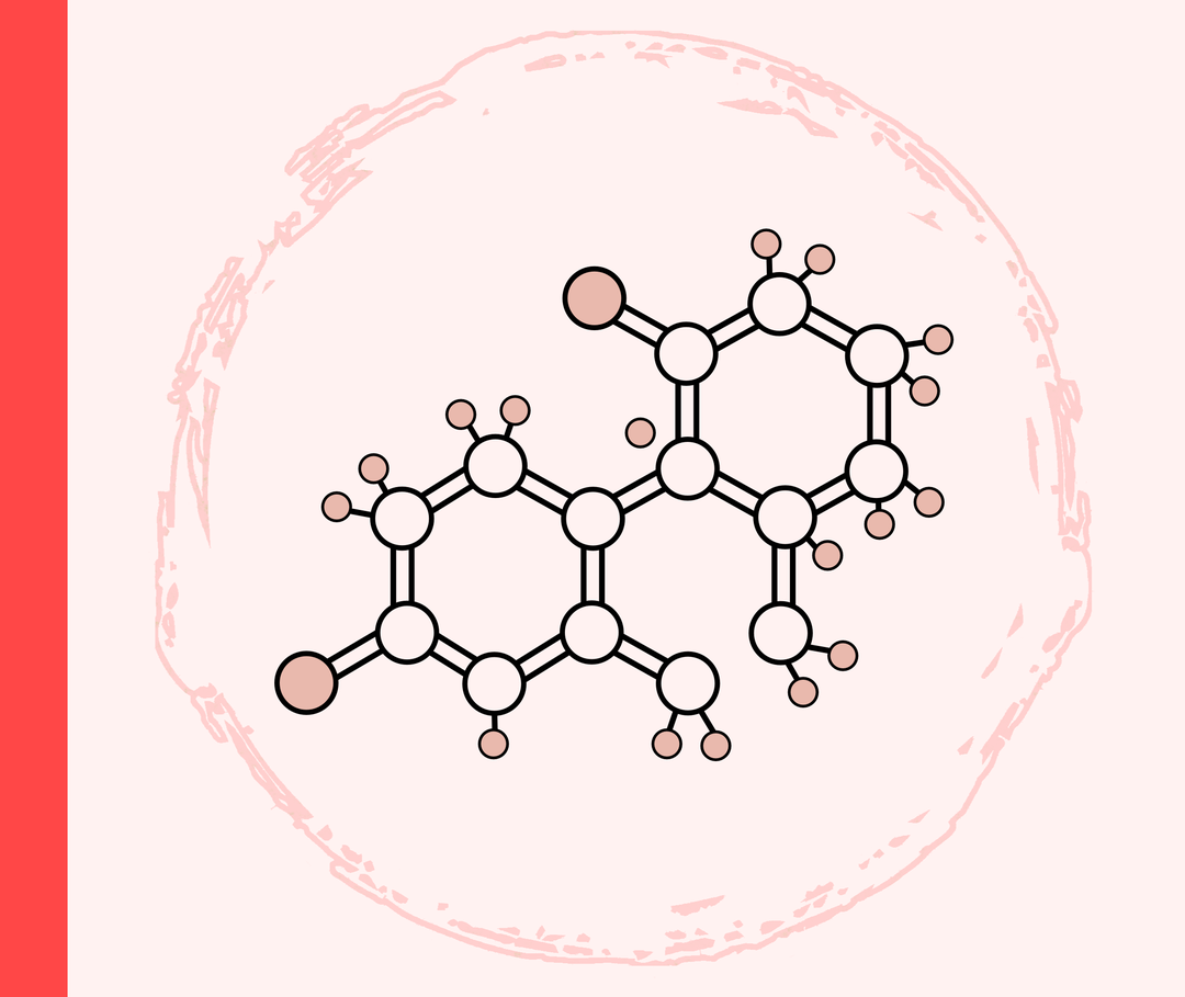 Psoriasis: Wirkstoffe Grafik eines Moleküls.