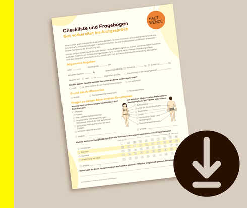 Titelbild der Checkliste für den Arztbesuch.