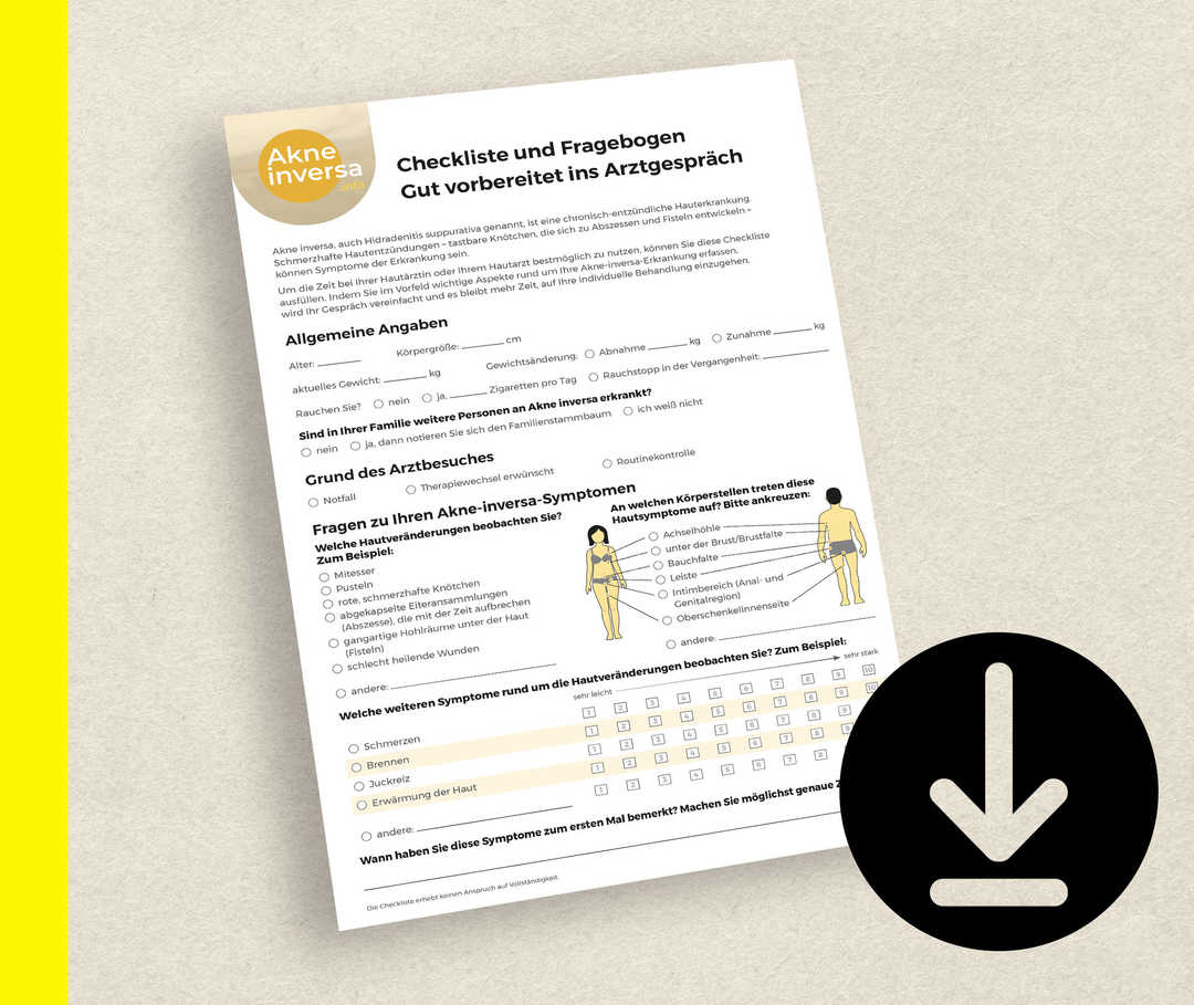 Titelbild der Checkliste für den Arztbesuch.